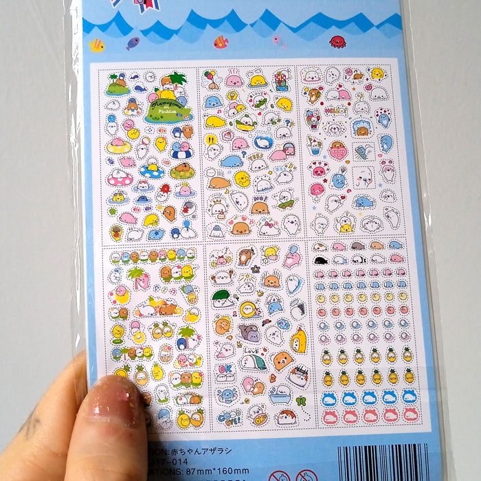 MAMEGOMA CLEAR STICKERS