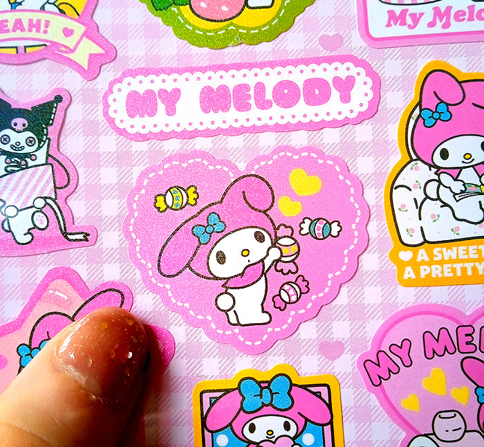 MY MELODY BADGE STICKERS