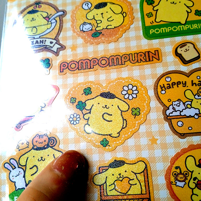 POMPOMPURIN BADGE STICKERS