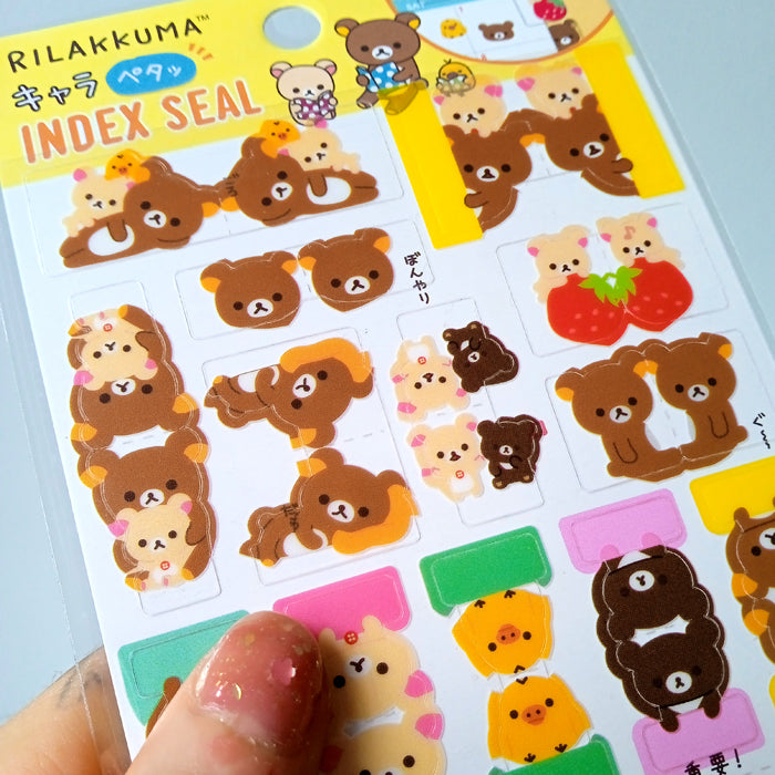 RILAKKUMA INDEX STICKERS