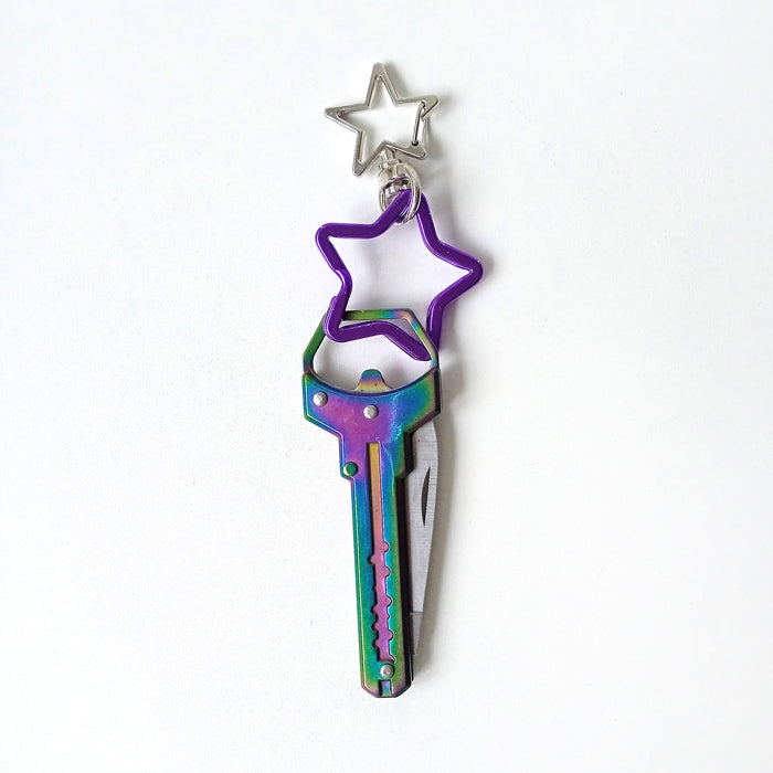 STAR KNIFE KEYCHAIN