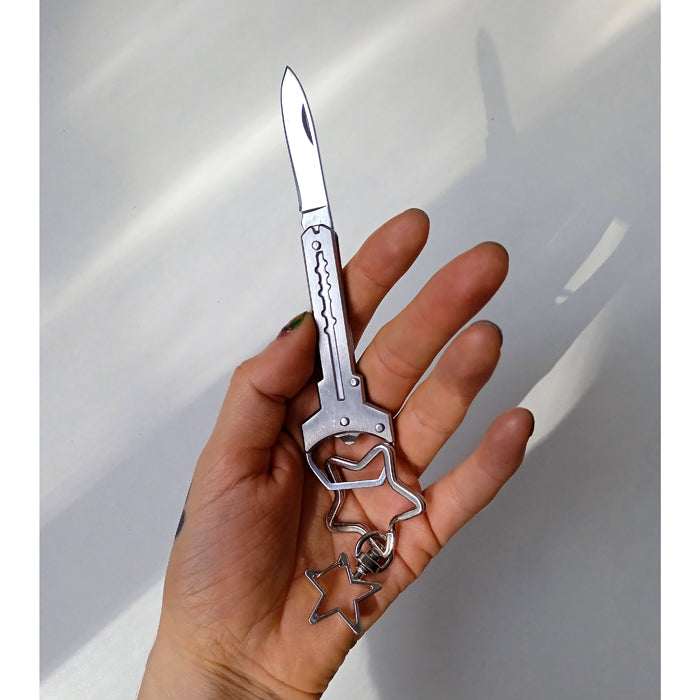 STAR KNIFE KEYCHAIN