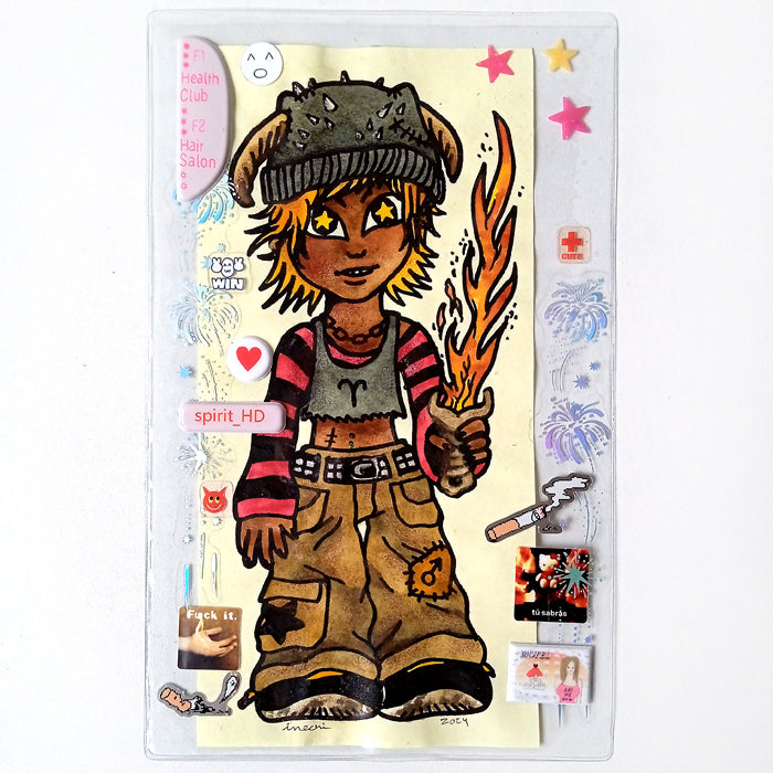 ASTROBEBAS MIXED MEDIA ORIGINALS – INES ESTRADA