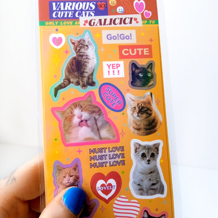 CUTE CATS STICKERS