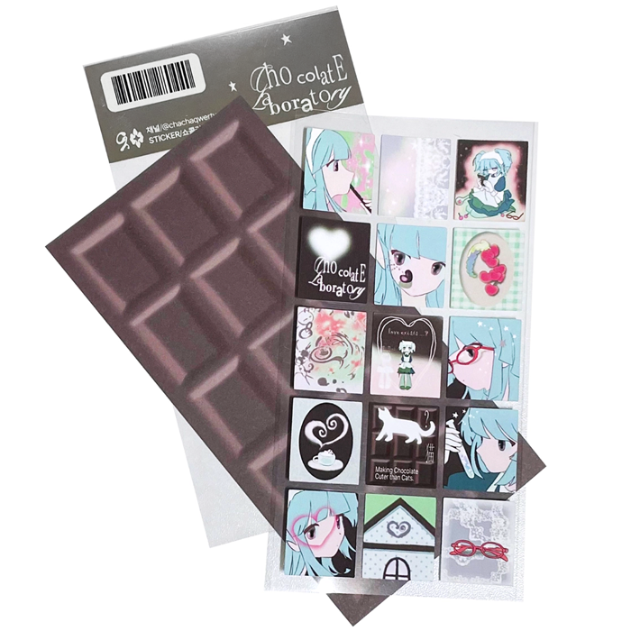 CHOCOLATE LABORATORY STICKERS – CHANNEL