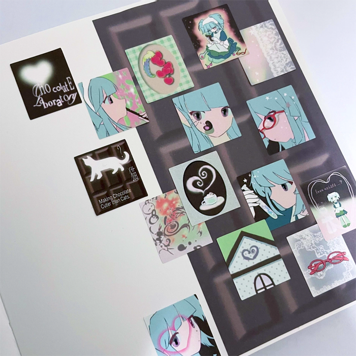 CHOCOLATE LABORATORY STICKERS – CHANNEL