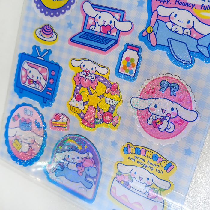 CINNAMOROLL BADGE STICKERS