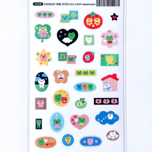 FROG GRAFFITI STICKERS – DEKHO BOKHO