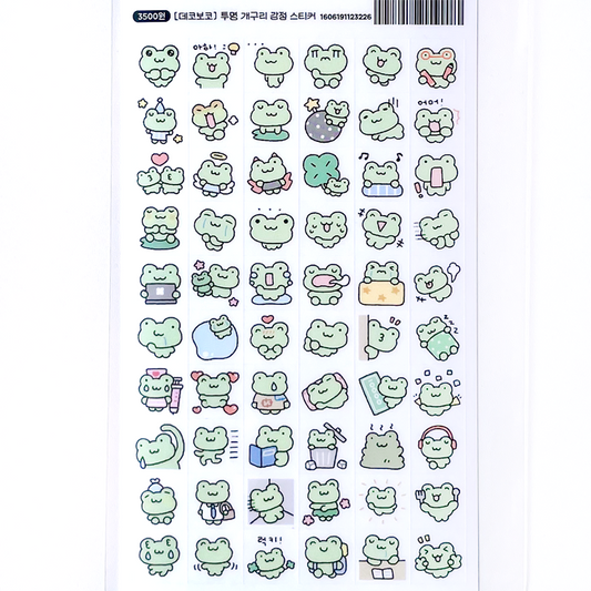 FROG MOOD STICKERS – DEKHO BOKHO