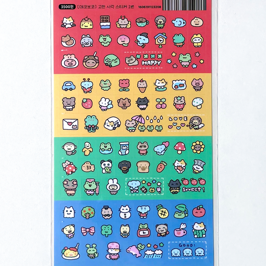 CLASSIC SQUARE STICKERS ★ B – DEKHO BOKHO