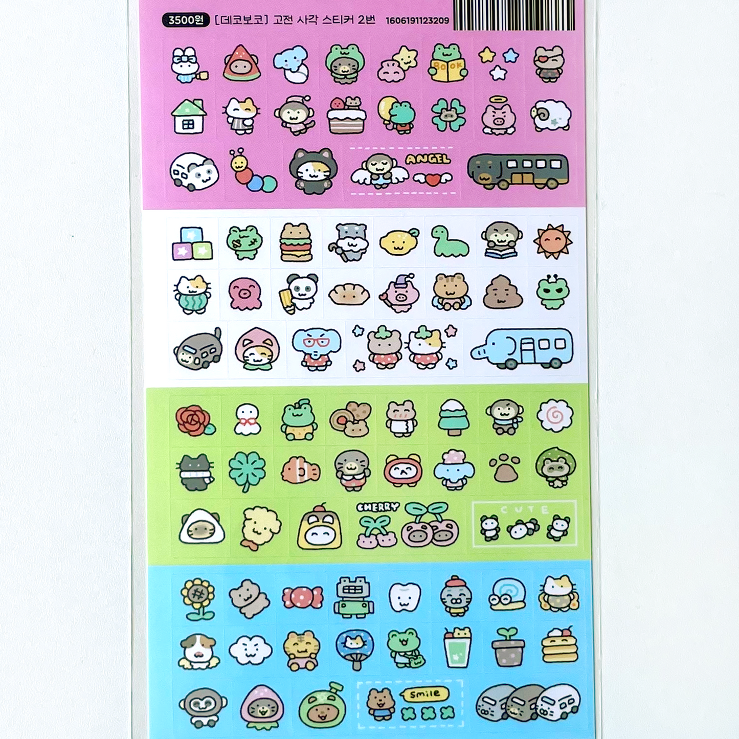 CLASSIC SQUARE STICKERS ★ A – DEKHO BOKHO