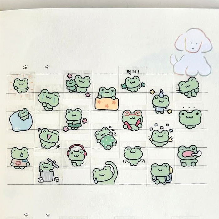 FROG MOOD STICKERS – DEKHO BOKHO