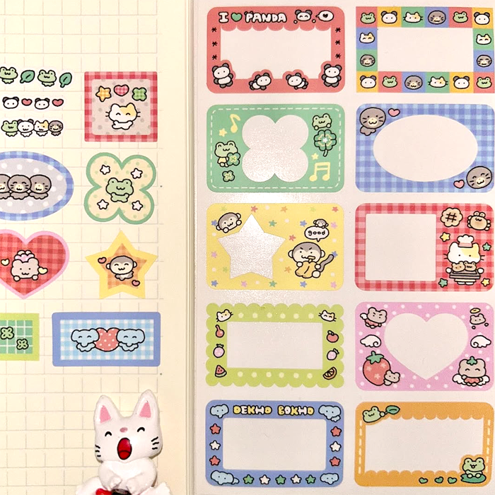 RETRO FRAME STICKERS – DEKHO BOKHO