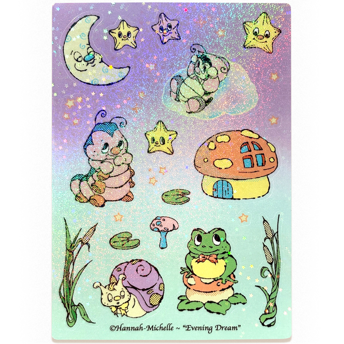 EVENING DREAM STICKERS – HANNAH-MICHELLE