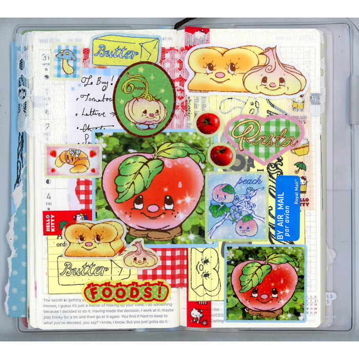 FOODS STICKERS – HANNAH-MICHELLE