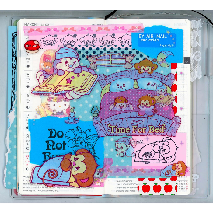TIME FOR BED STICKERS – HANNAH-MICHELLE