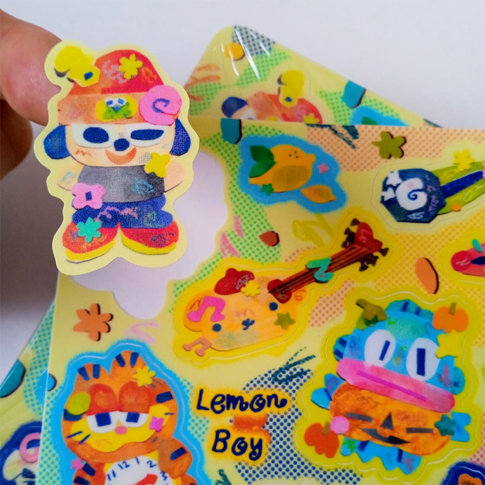 PAPERCUT CHARACTERS STICKERS – LEMONBOY