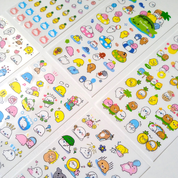 MAMEGOMA CLEAR STICKERS