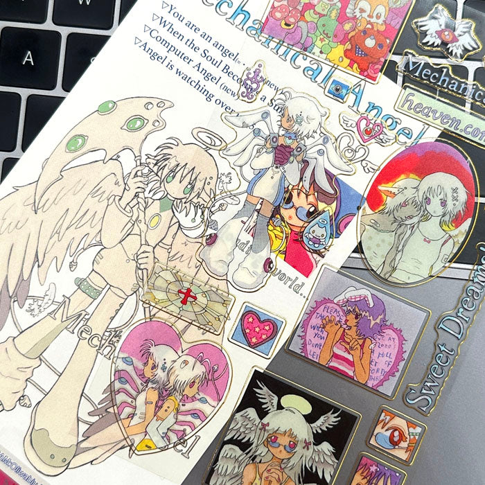 MECHANICAL ANGEL STICKERS – OLIWA