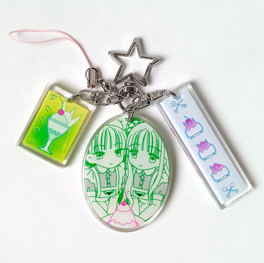 MELON MAIDS ACRYLIC KEYCHAIN