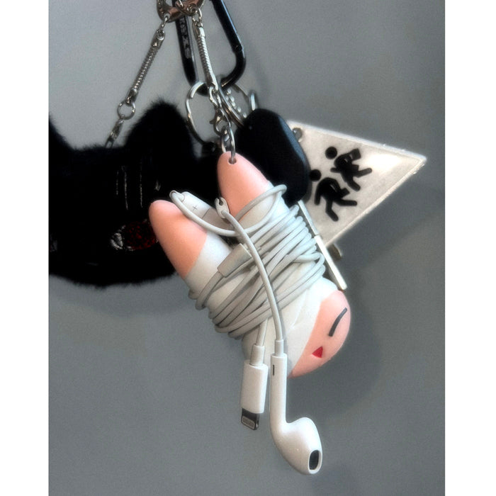INJURED RABBIT KEYCHAIN – MEWGODOW