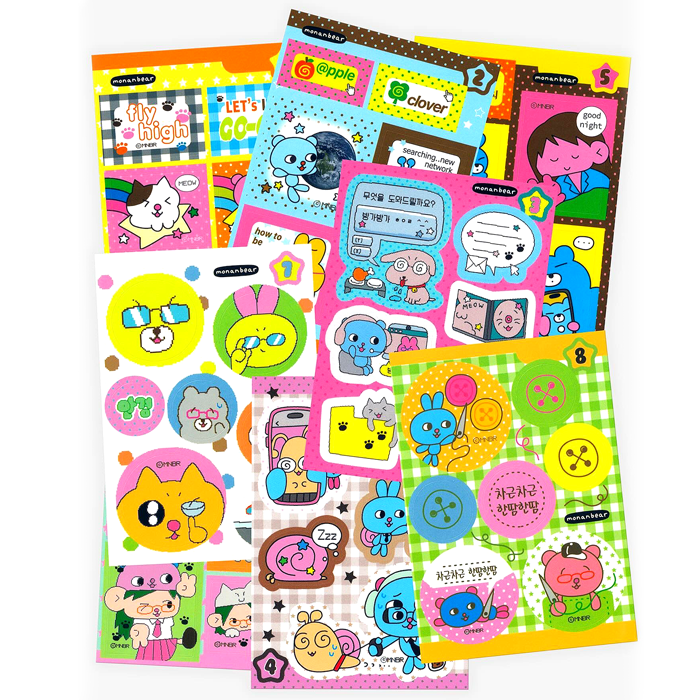 2 RANDOM STICKERS – MONANBEAR