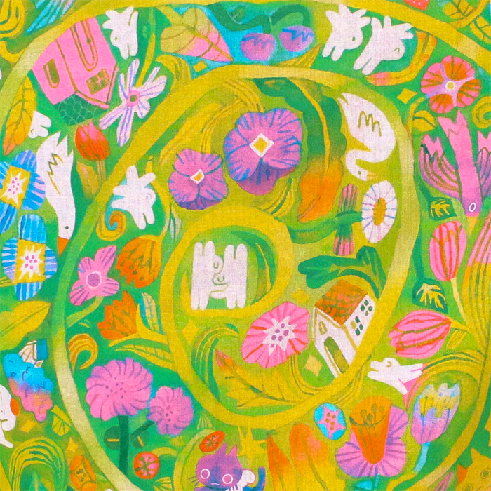 MEET ME AT THE GARDEN SCARF – ODDRABBITS