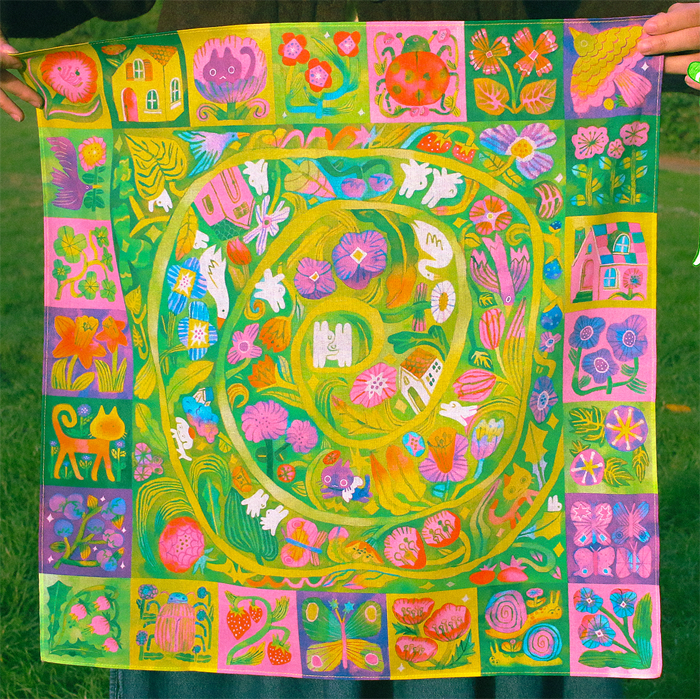 MEET ME AT THE GARDEN SCARF – ODDRABBITS