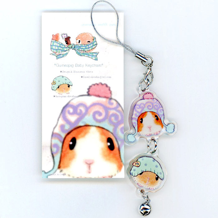 GUINEA PIG BABY KEYCHAIN – OLIWA