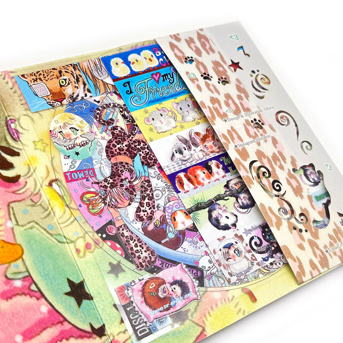 FLUFFY PARADISE CD STICKERS – OLIWA