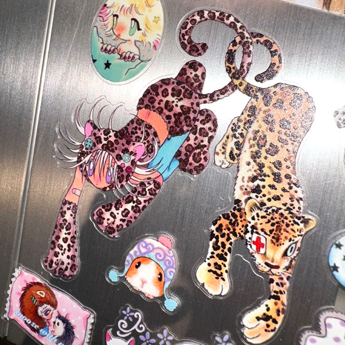 FLUFFY PARADISE CD STICKERS – OLIWA
