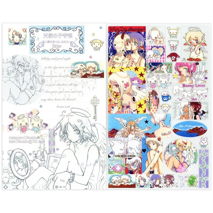 ANGEL LULLABY STICKERS – OLIWA