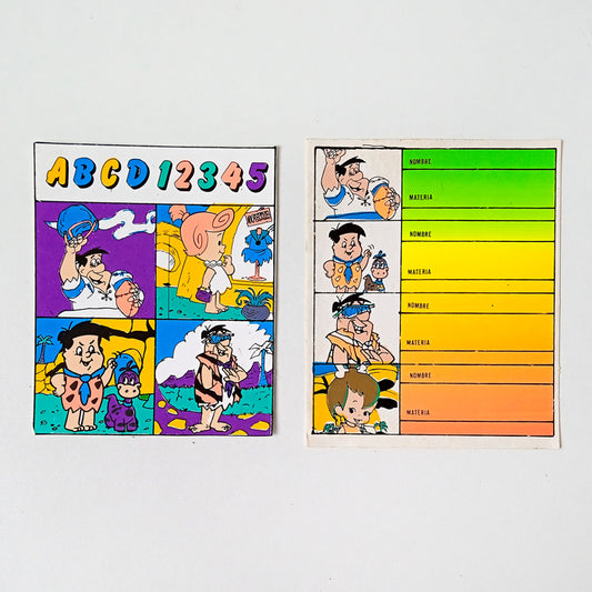 LOS PICAPIEDRA LABEL STICKERS