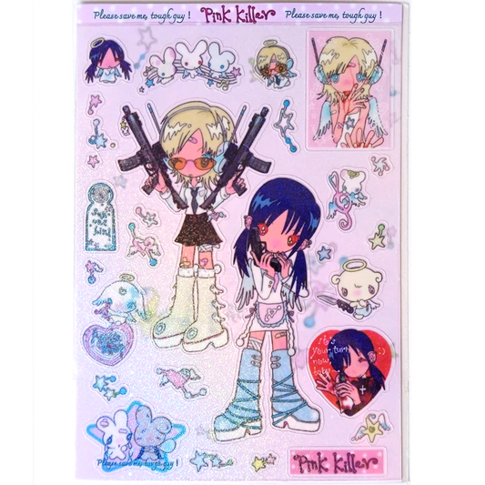 PINK KILLER STICKERS – SUNONEBIRD