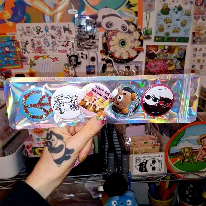 PEACE FOR THE WORLD PINS