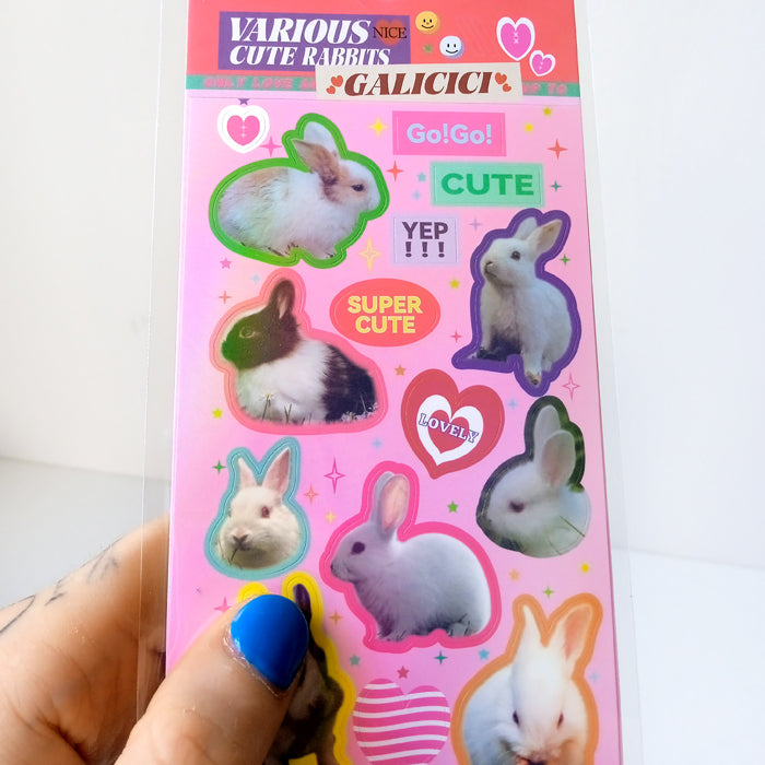 CUTE RABBITS STICKERS