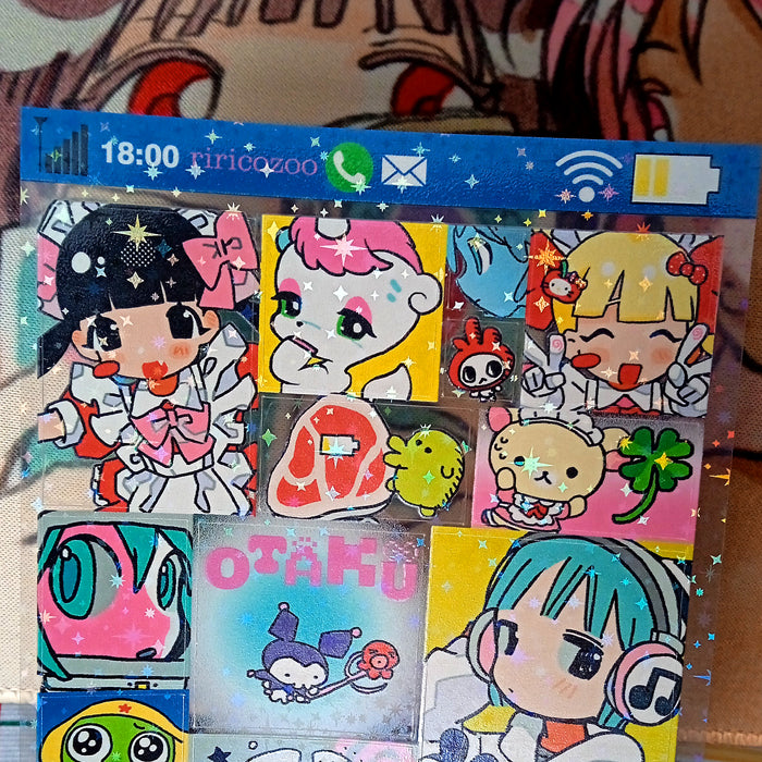 OTAKU STICKERS – RIRICOZOO