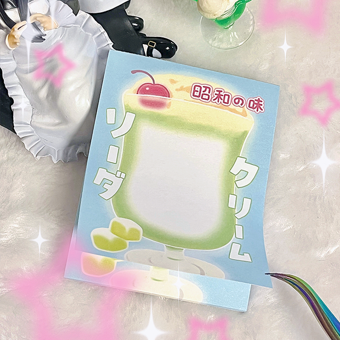 MELON SODA NOTEPAD – SEVENCAT