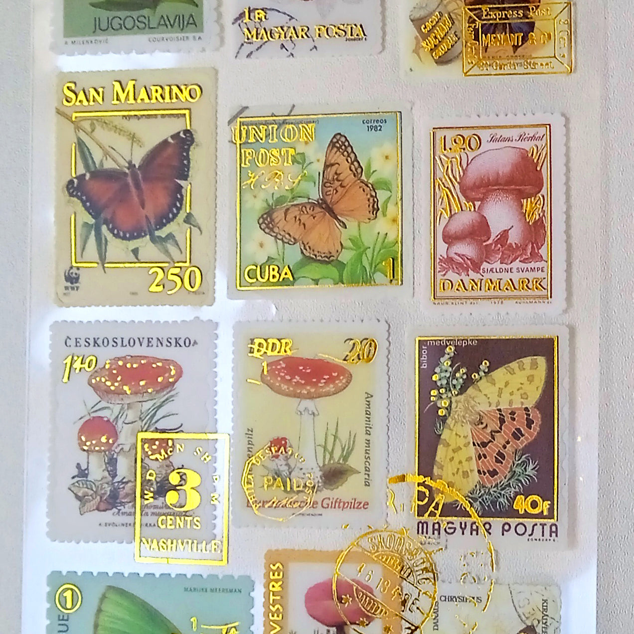 STAMP STICKERS