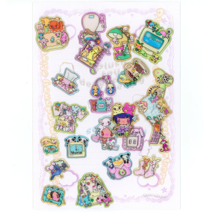 PLUSH TOY DEPENDENCY 3D STICKERS – SUNONEBIRD