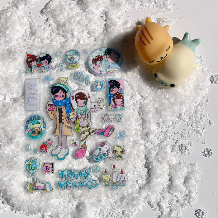 MELTING MOMENTS 3D STICKERS – SUNONEBIRD