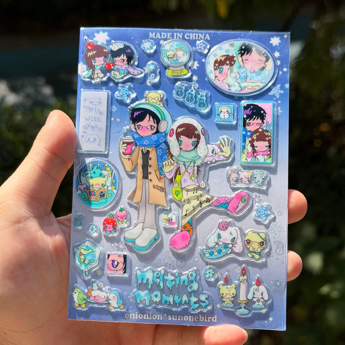 MELTING MOMENTS 3D STICKERS – SUNONEBIRD