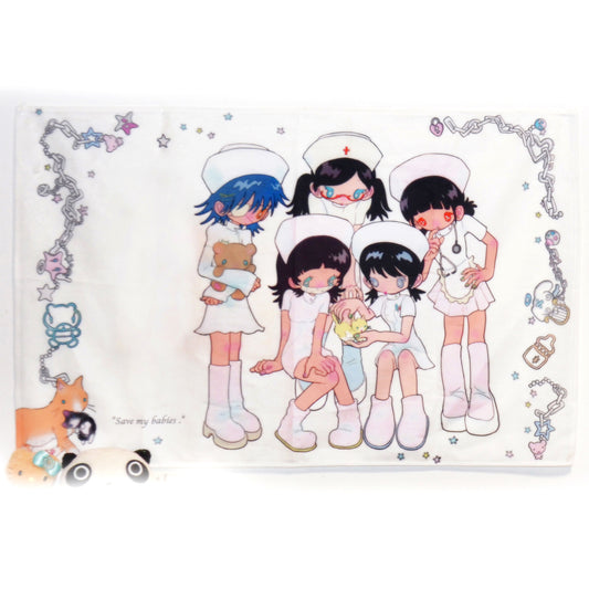 A KITTEN ADOPTED BY NURSES TAPESTRY – SUNONEBIRD