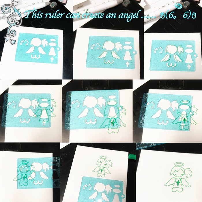 ANGEL RULER KEYCHAIN – SUNONEBIRD
