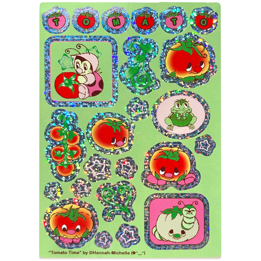 TOMATO TIME STICKERS – HANNAH-MICHELLE