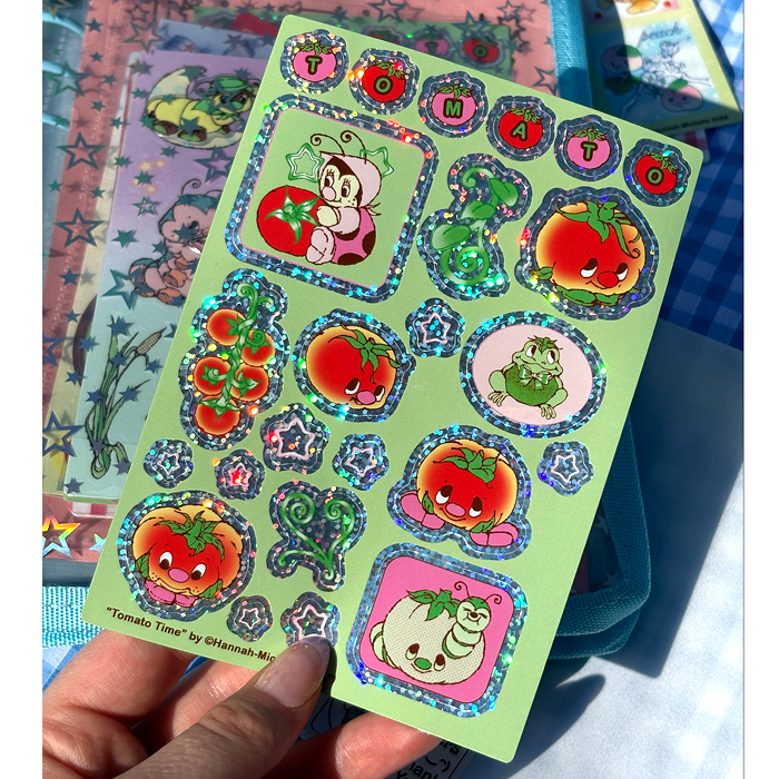 TOMATO TIME STICKERS – HANNAH-MICHELLE
