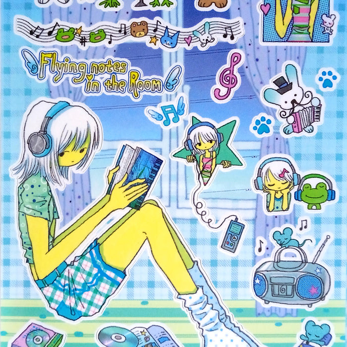 FLYING NOTES STICKERS – OOOCTOPUS