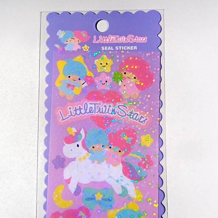 LITTLE TWIN STARS GLITTER STICKERS