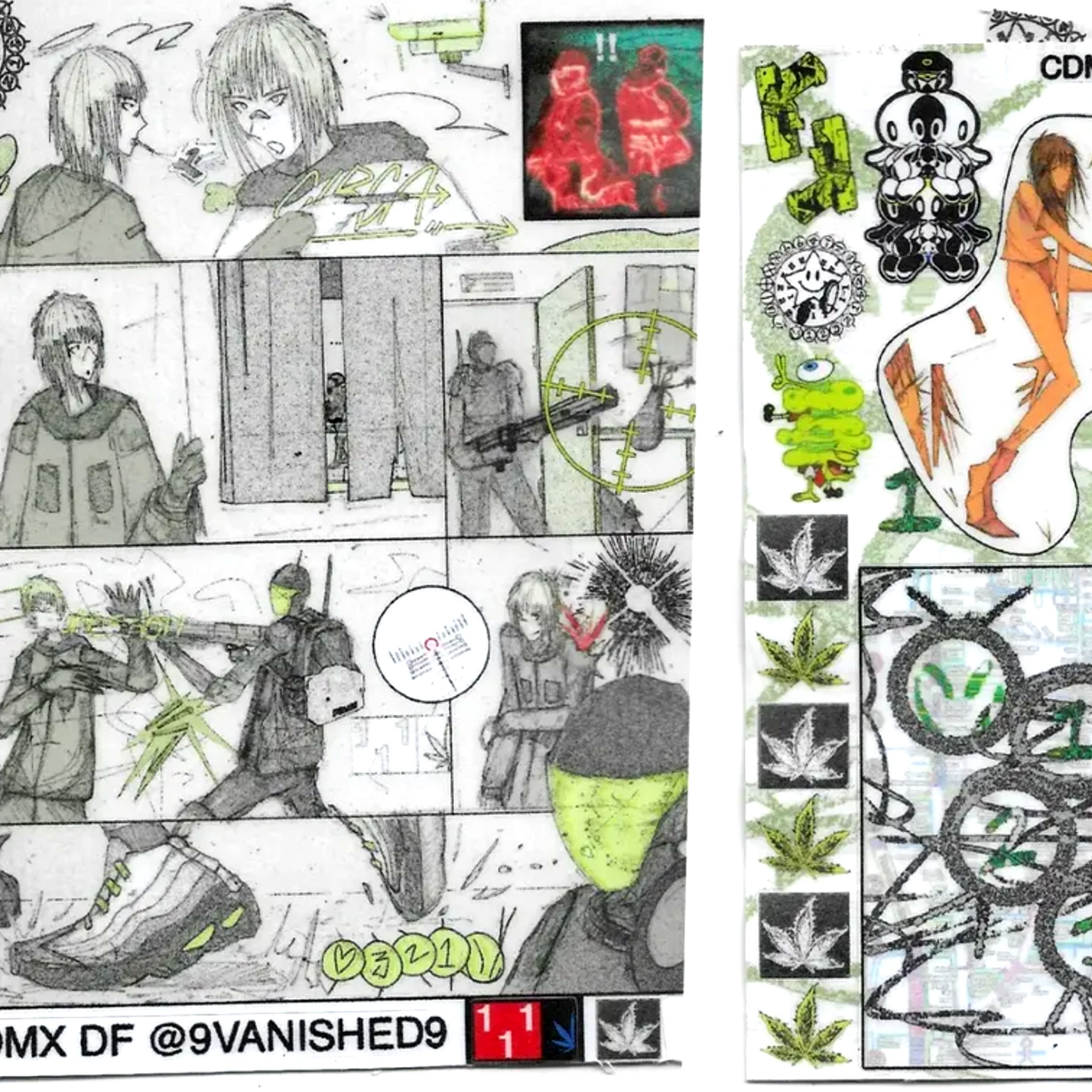 VANISHED STICKERS