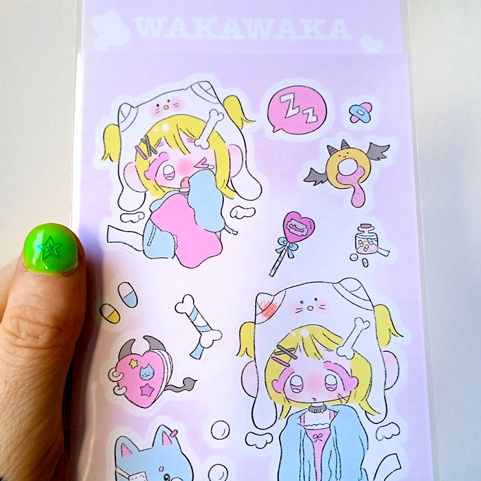 SWEET GIRL STICKERS ★ LILLAC – WAKA WAKA